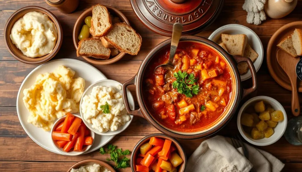 Gulasch-Beilagen Gulasch-Beilagen