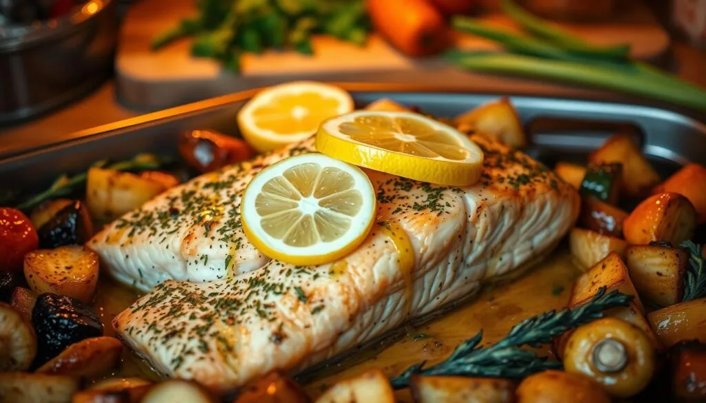 Lachs im Backofen