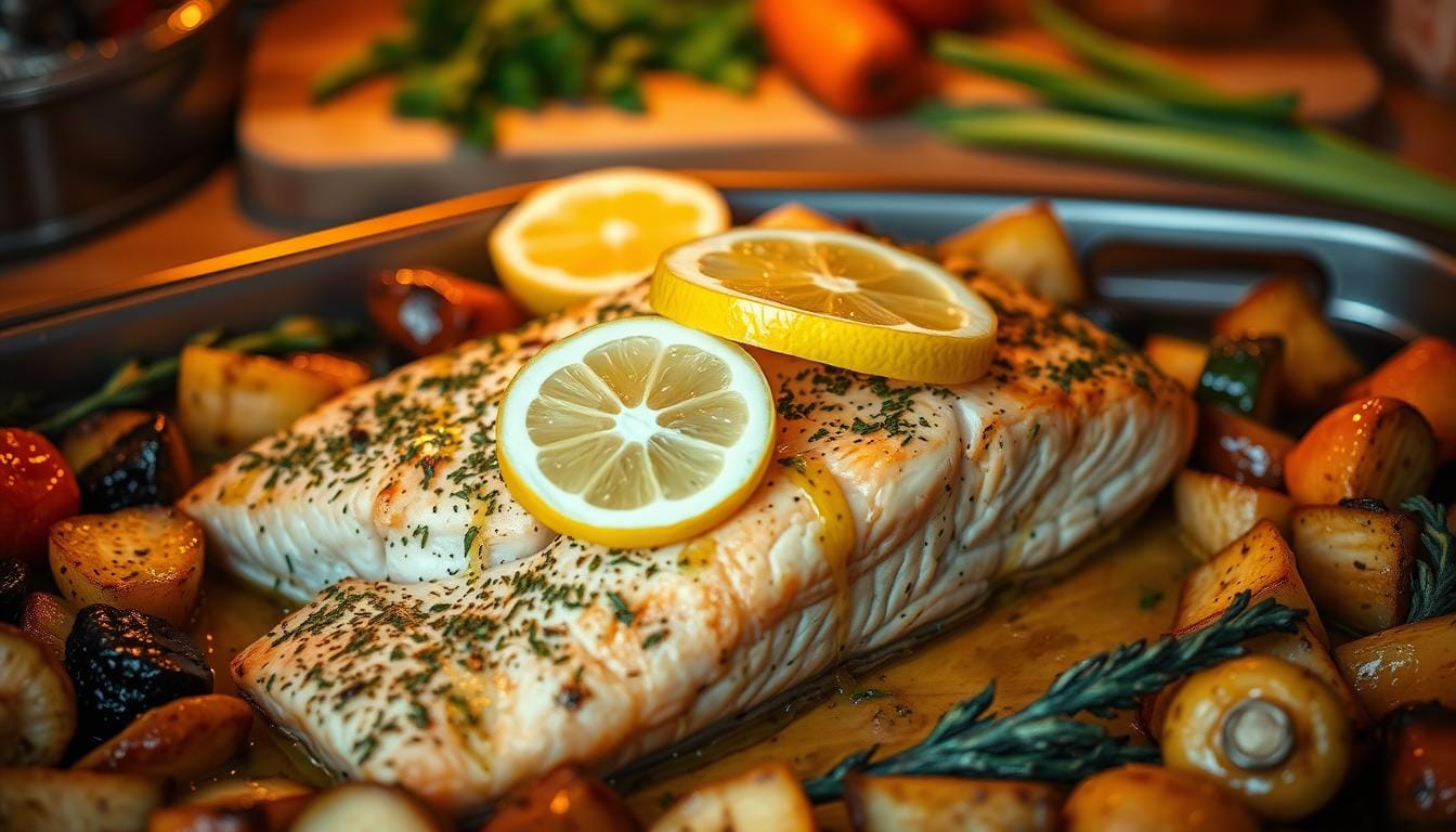 Lachs im Backofen