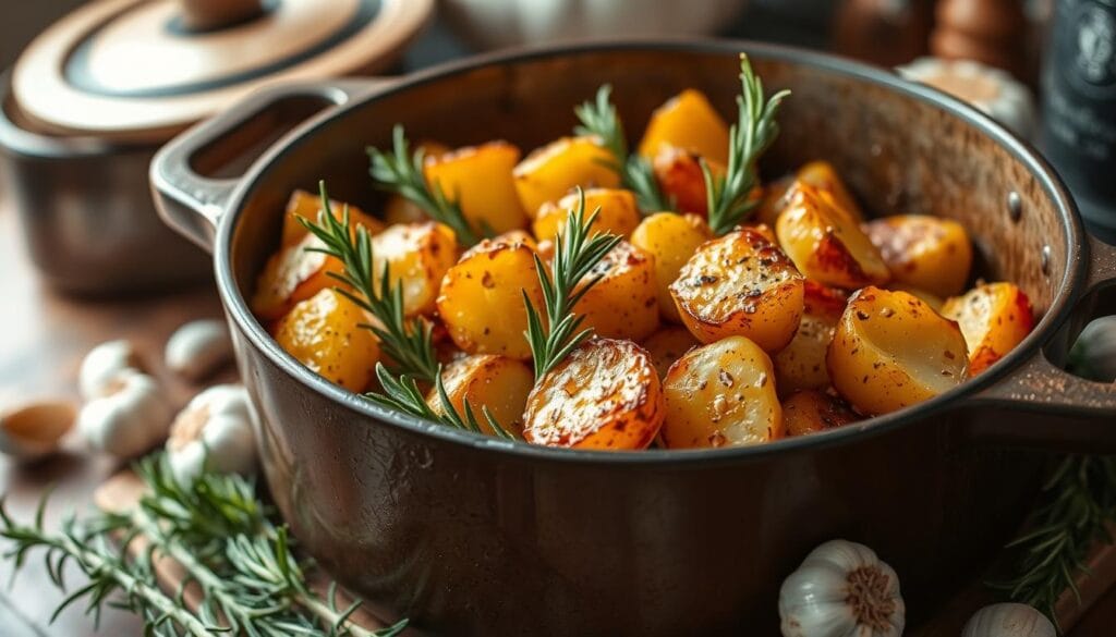 Rosmarinkartoffeln im Dutch Oven