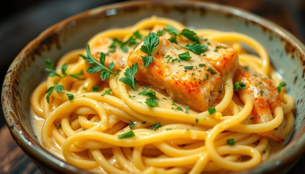nudeln mit lachs