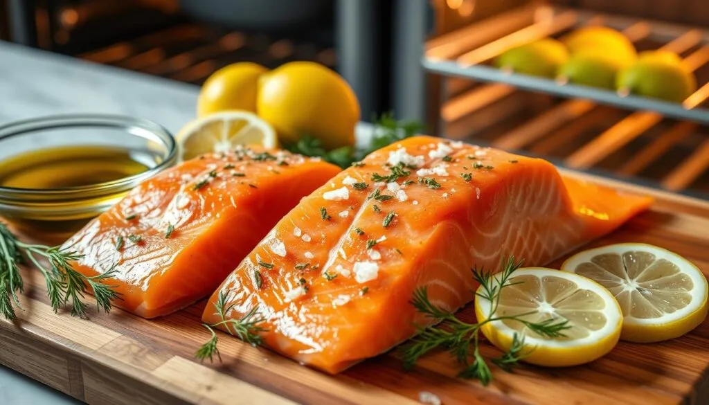 Lachsfilet mit Haut im Backofen Zutaten Lachsfilet mit Haut im Backofen Zutaten