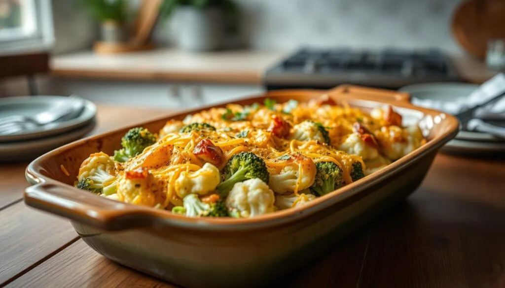 Low Carb Brokkoli Blumenkohl Auflauf Low Carb Brokkoli Blumenkohl Auflauf