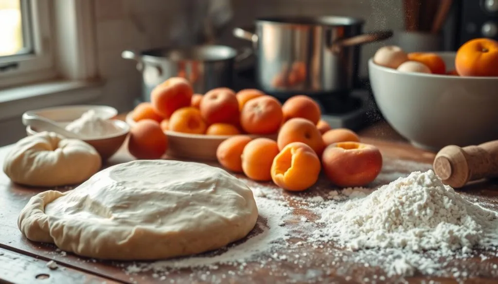 Marillenknödel Teig Vorbereitung Marillenknödel Teig Vorbereitung