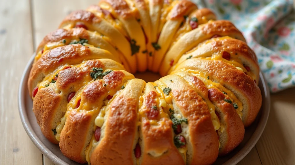 Pizza-Ziehknochen-Knoblauch-Brot Rezept