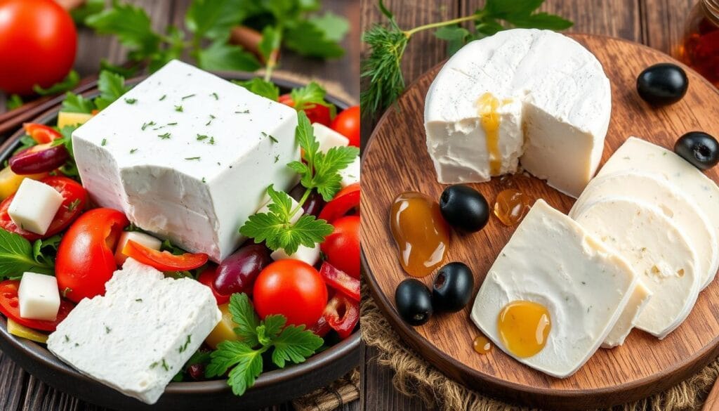 Unterschiede zwischen Feta und Schafskäse Unterschiede zwischen Feta und Schafskäse