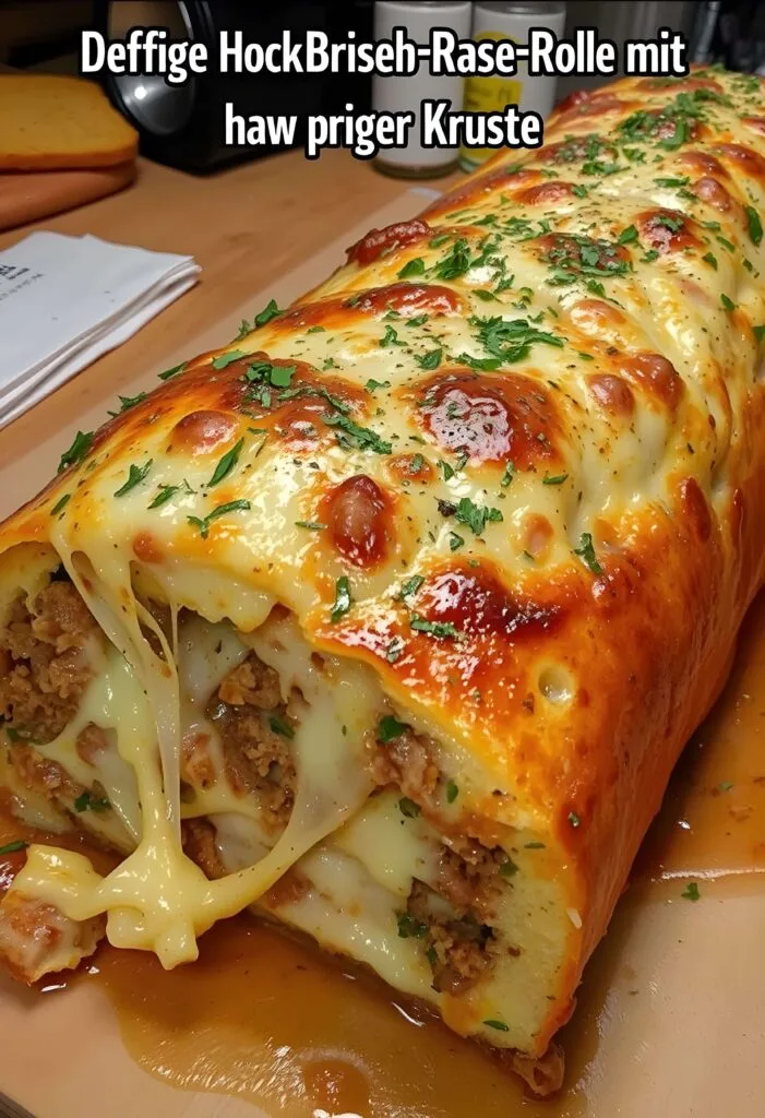 Hackfleisch-Käse-Rolle