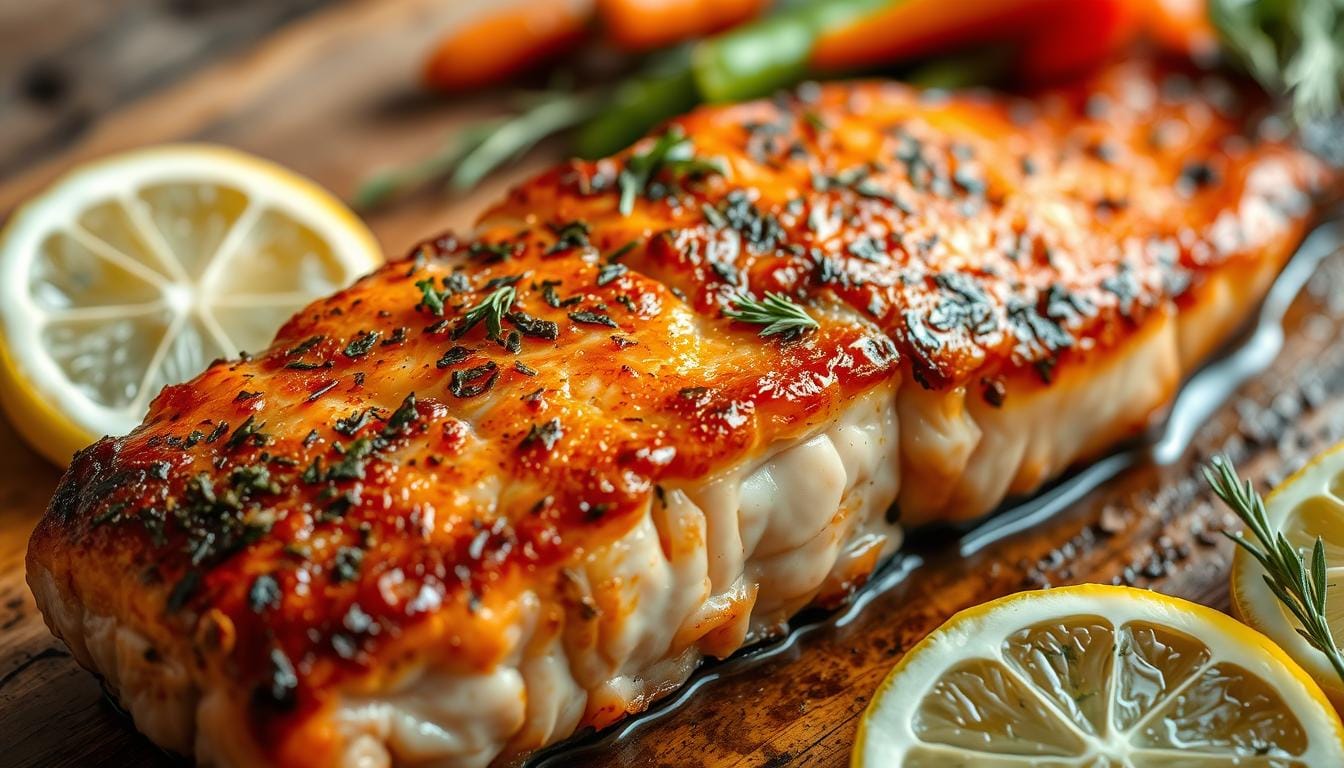 lachsfilet mit haut im backofen