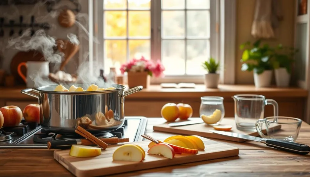 Apfel Kompott Zubereitung Apfel Kompott Zubereitung