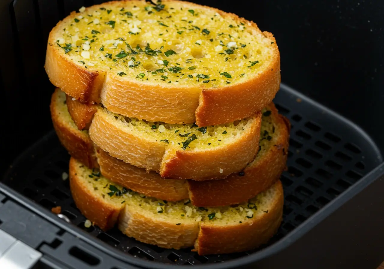 Airfryer Knoblauchbrot