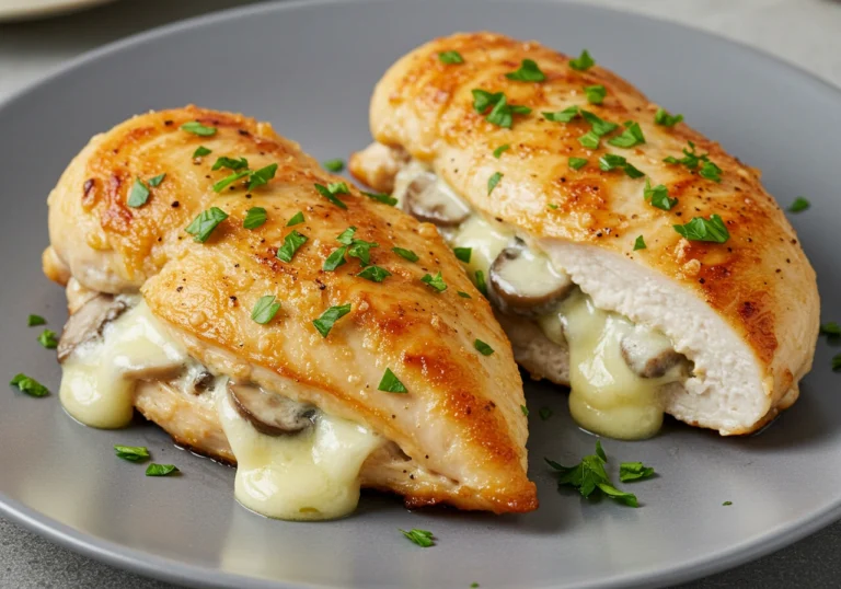 Knoblauch-Käse-Hähnchen