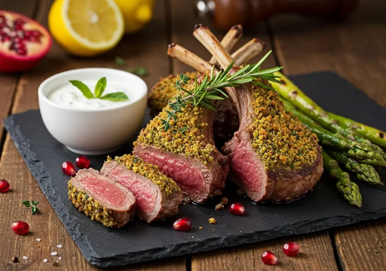 Lammkoteletts mit Kräuterkruste