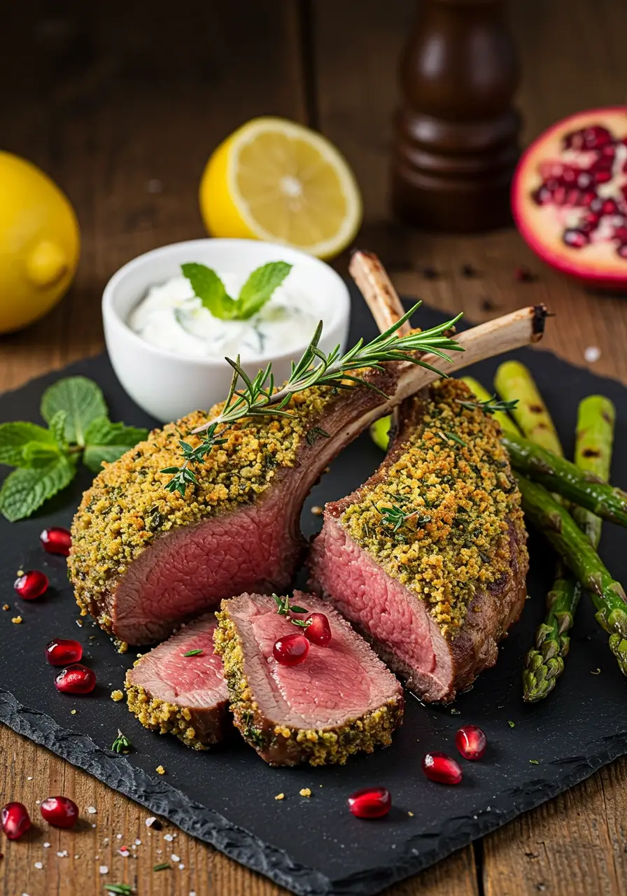 Lammkoteletts mit Kräuterkruste