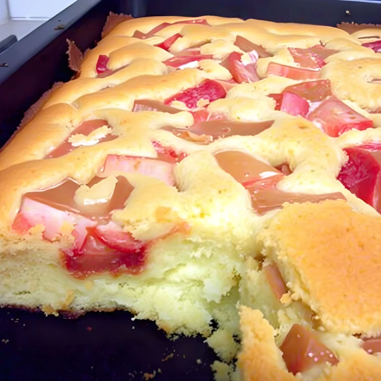 Rhabarber Kuchen