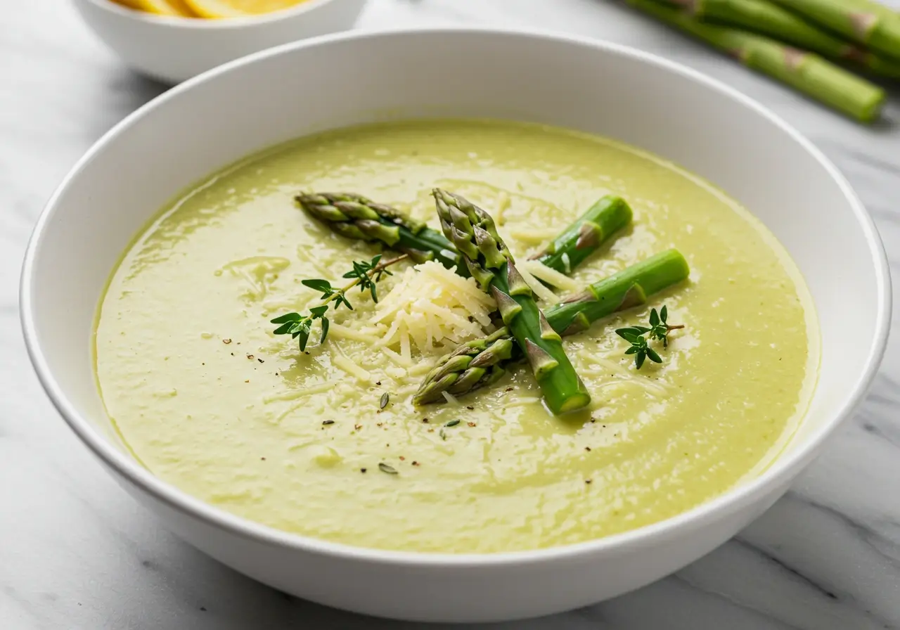 Spargelsuppe Rezept