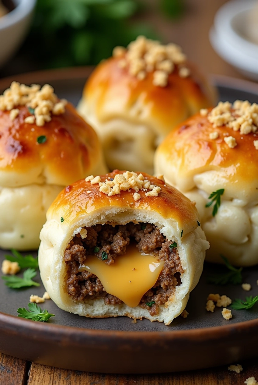 Cheeseburger Bombs