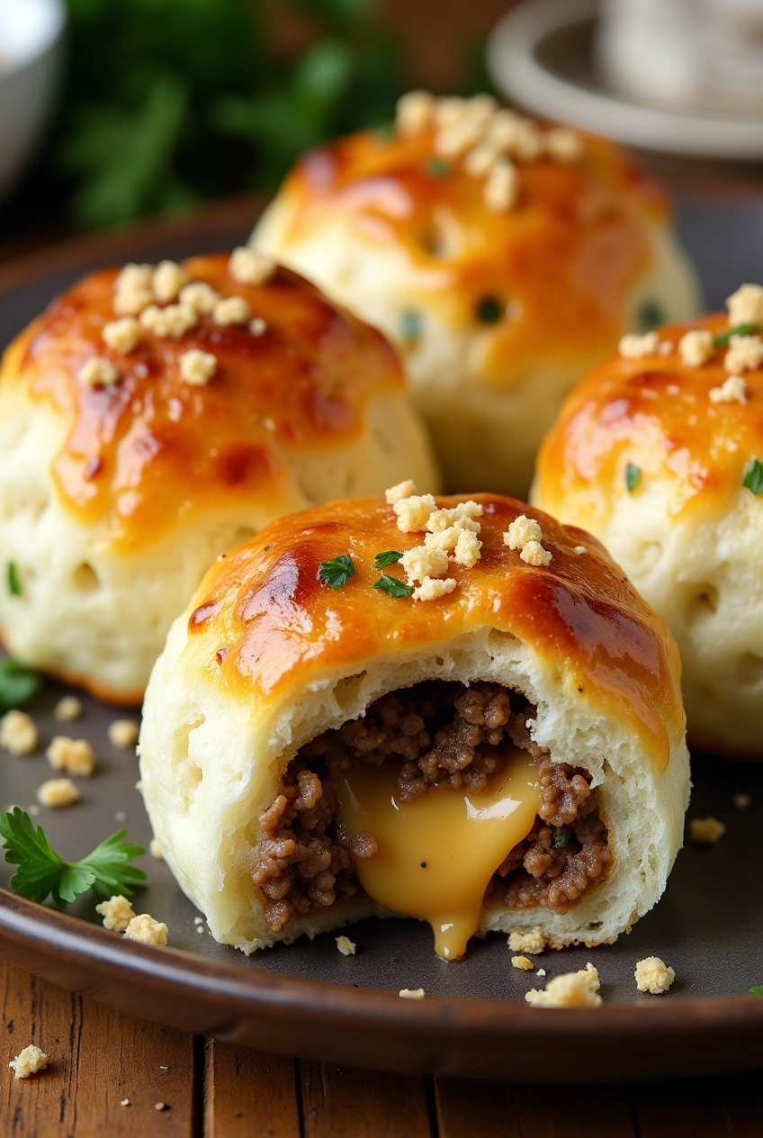 Cheeseburger Bombs