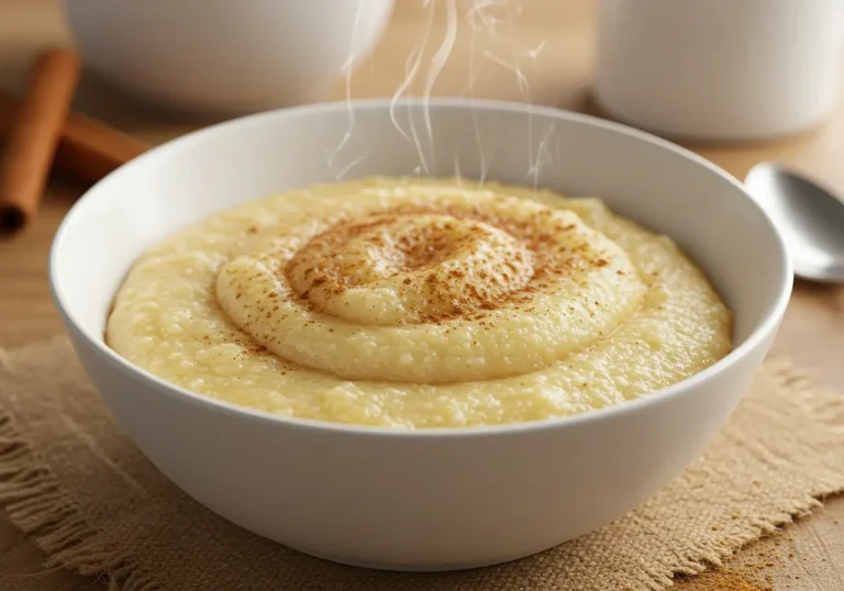 Grießbrei mit Zimt