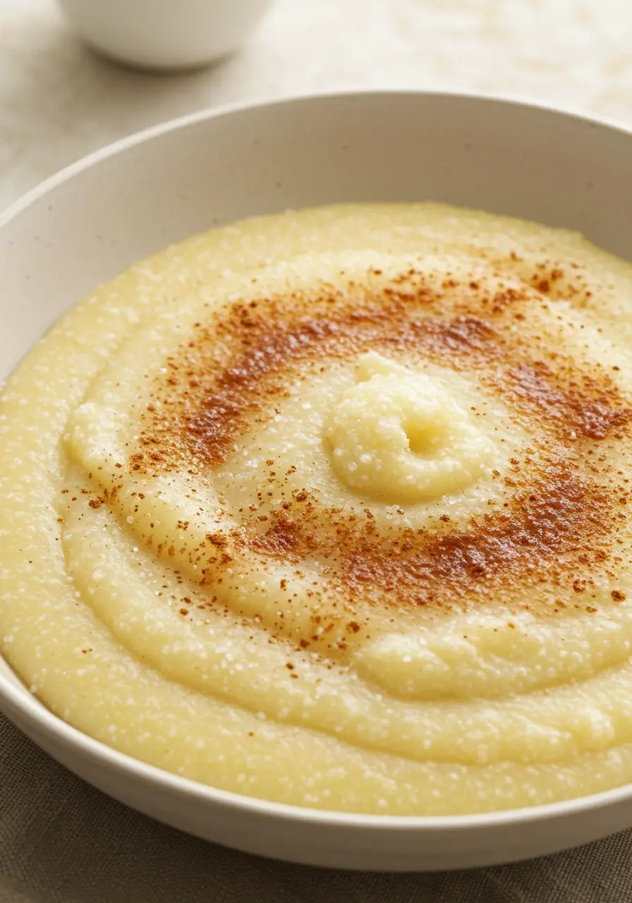 Grießbrei mit Zimt