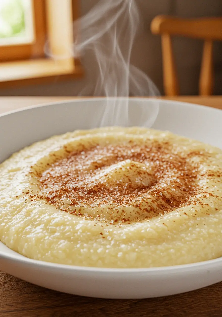 Grießbrei mit Zimt