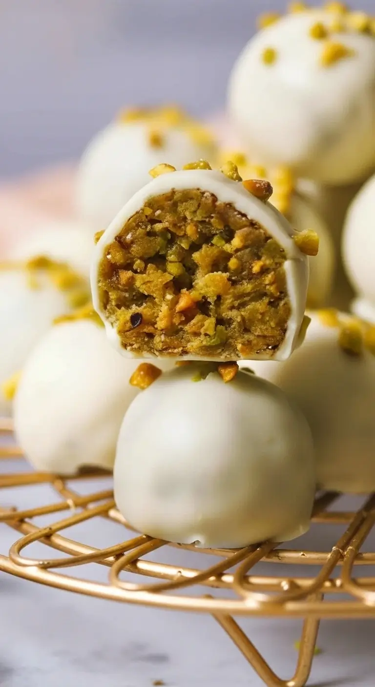 Einfache Pistazientrüffel