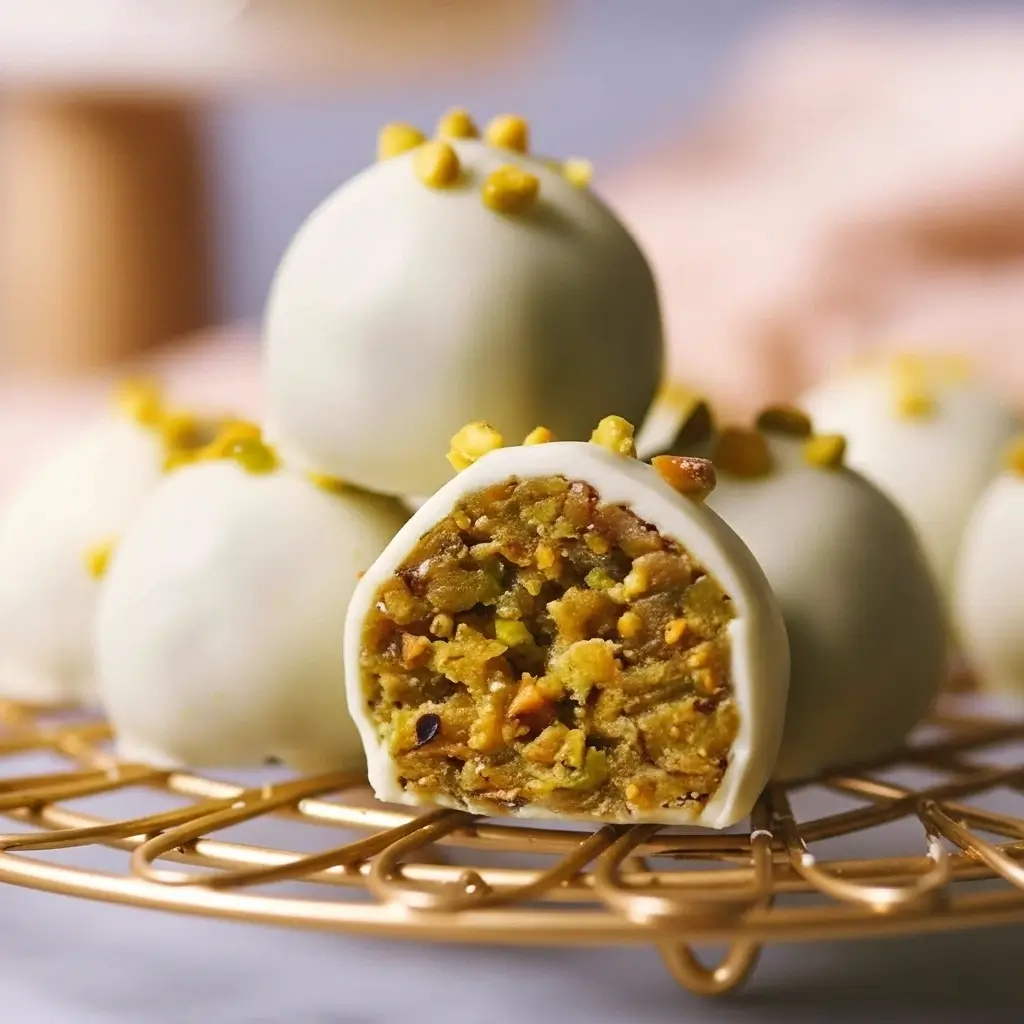 Einfache Pistazientrüffel