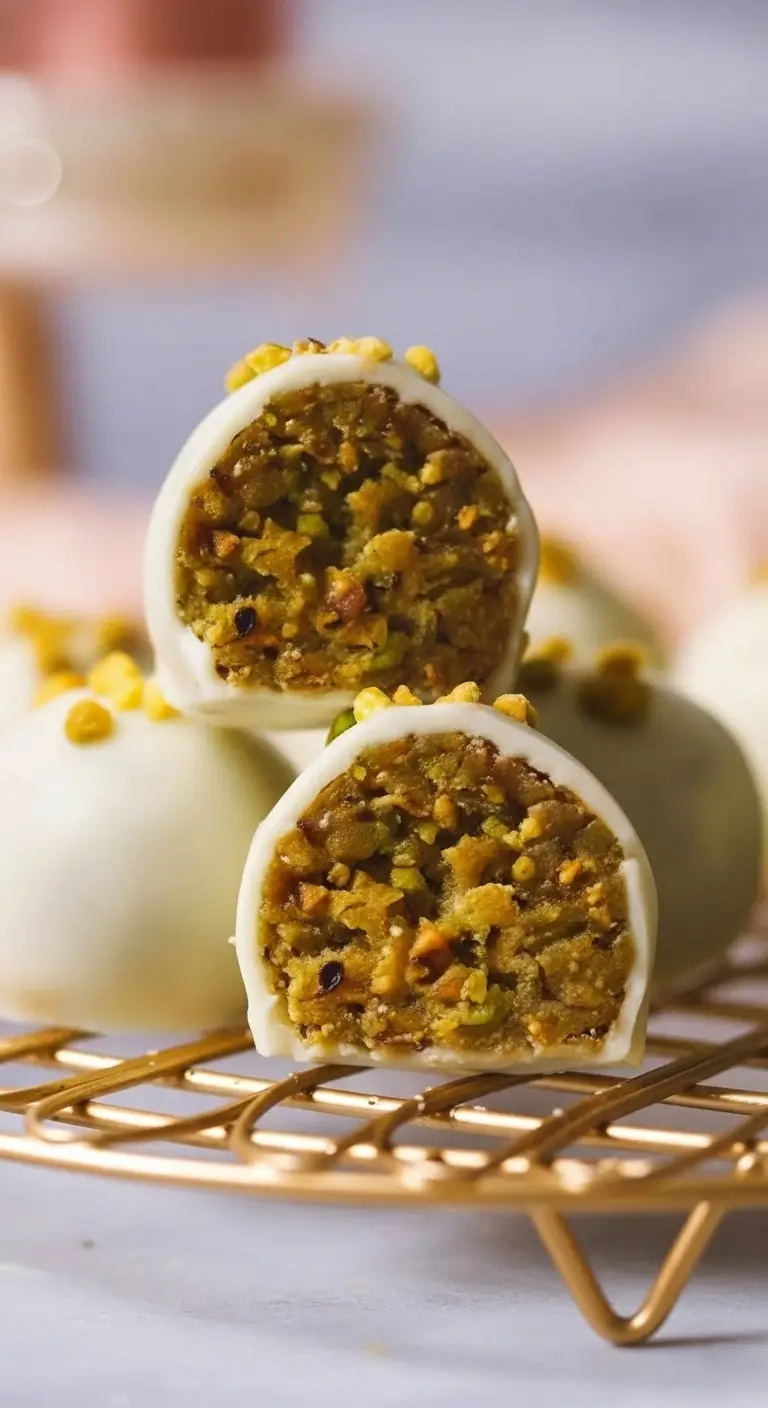 Einfache Pistazientrüffel