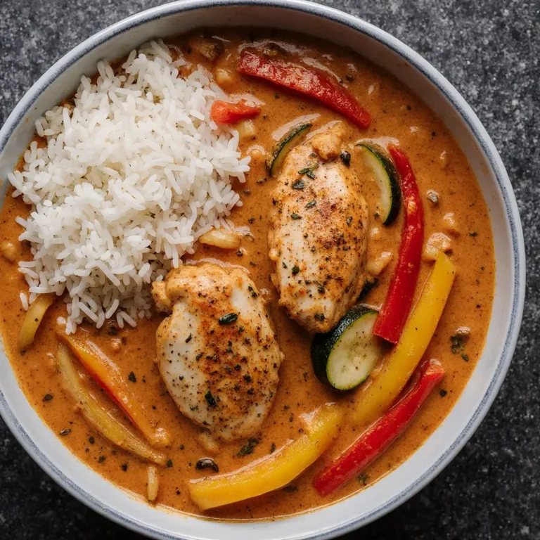 Paprika-Zucchini-Hähnchen Rezept