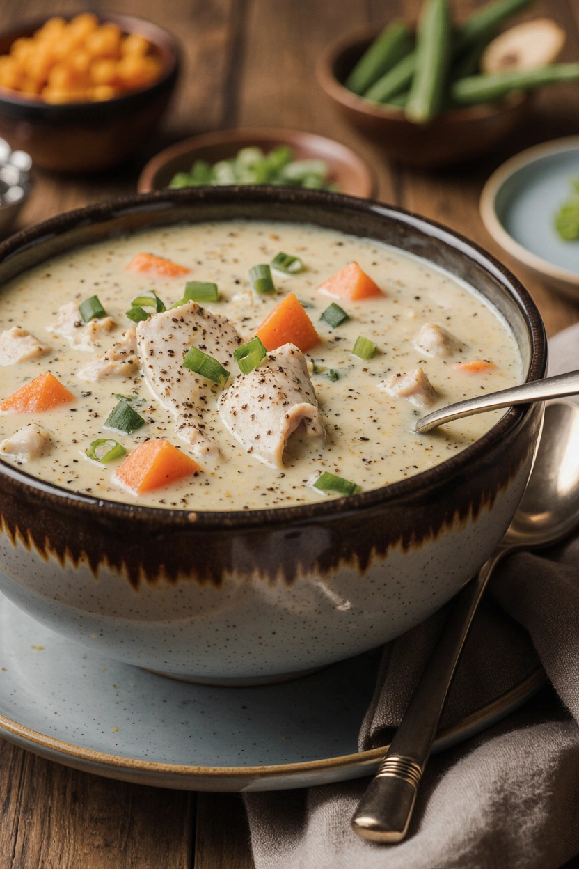 Rezept für Hühnercremesuppe