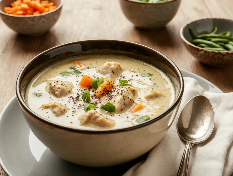 Rezept für Hühnercremesuppe