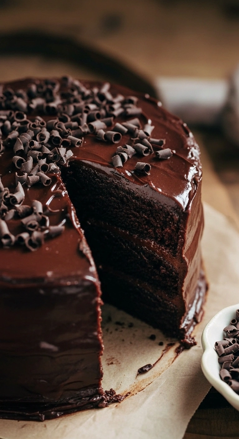 Saftiger Schokoladenkuchen