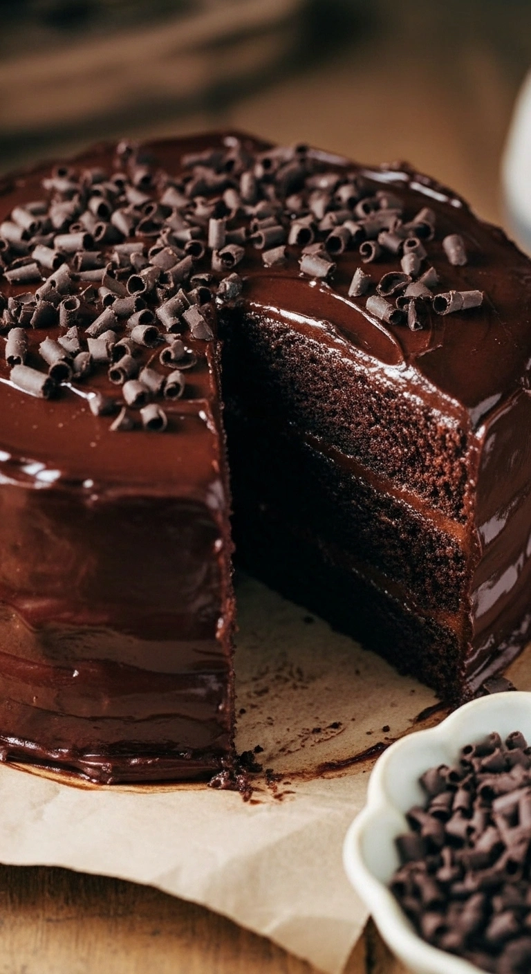 Saftiger Schokoladenkuchen