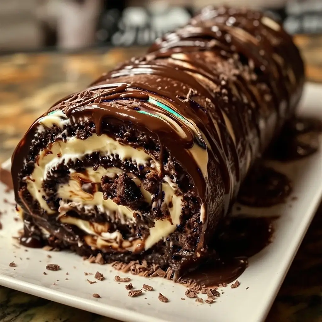 Schokoladenkuchenrolle Rezept