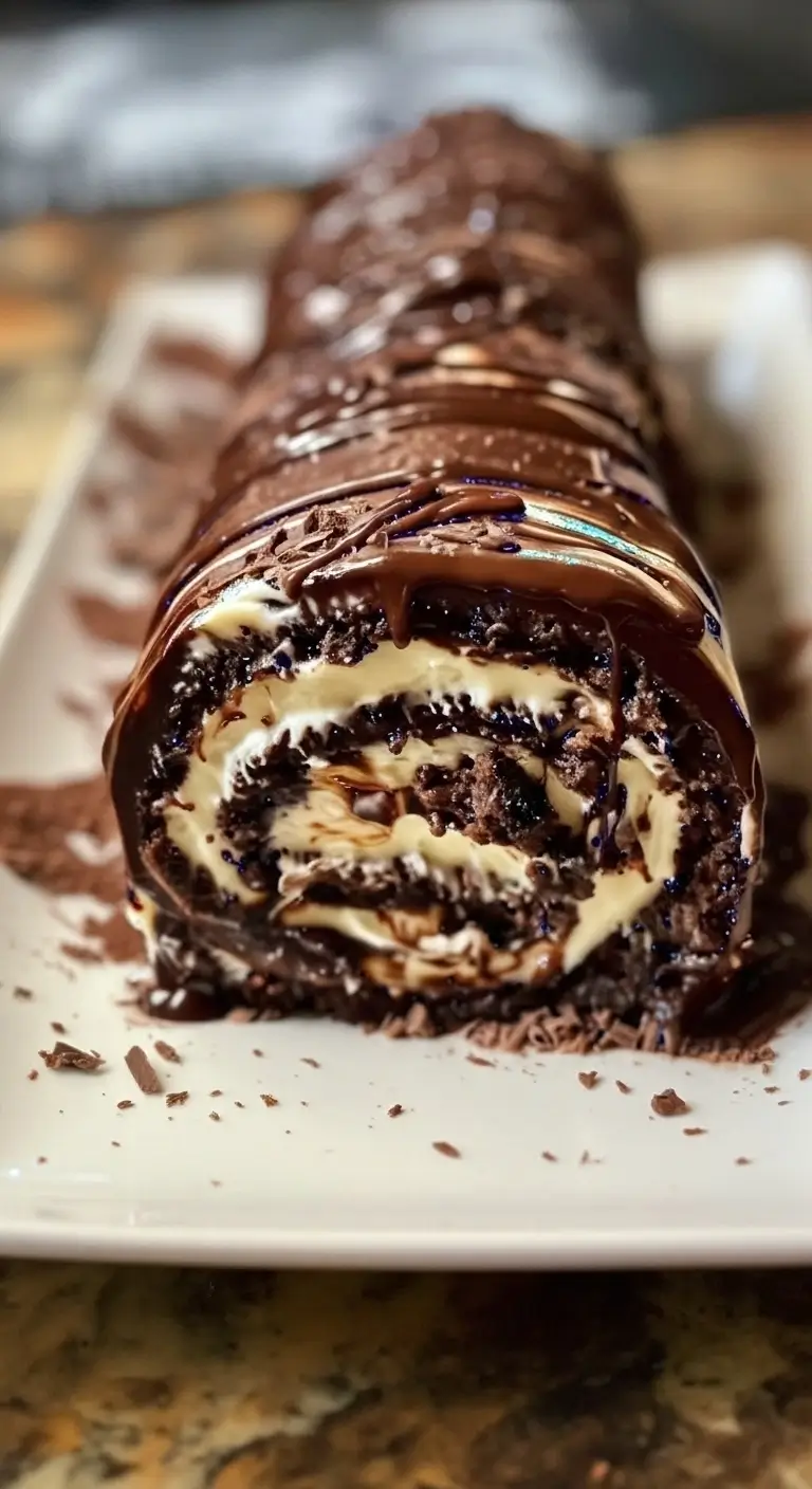 Schokoladenkuchenrolle Rezept