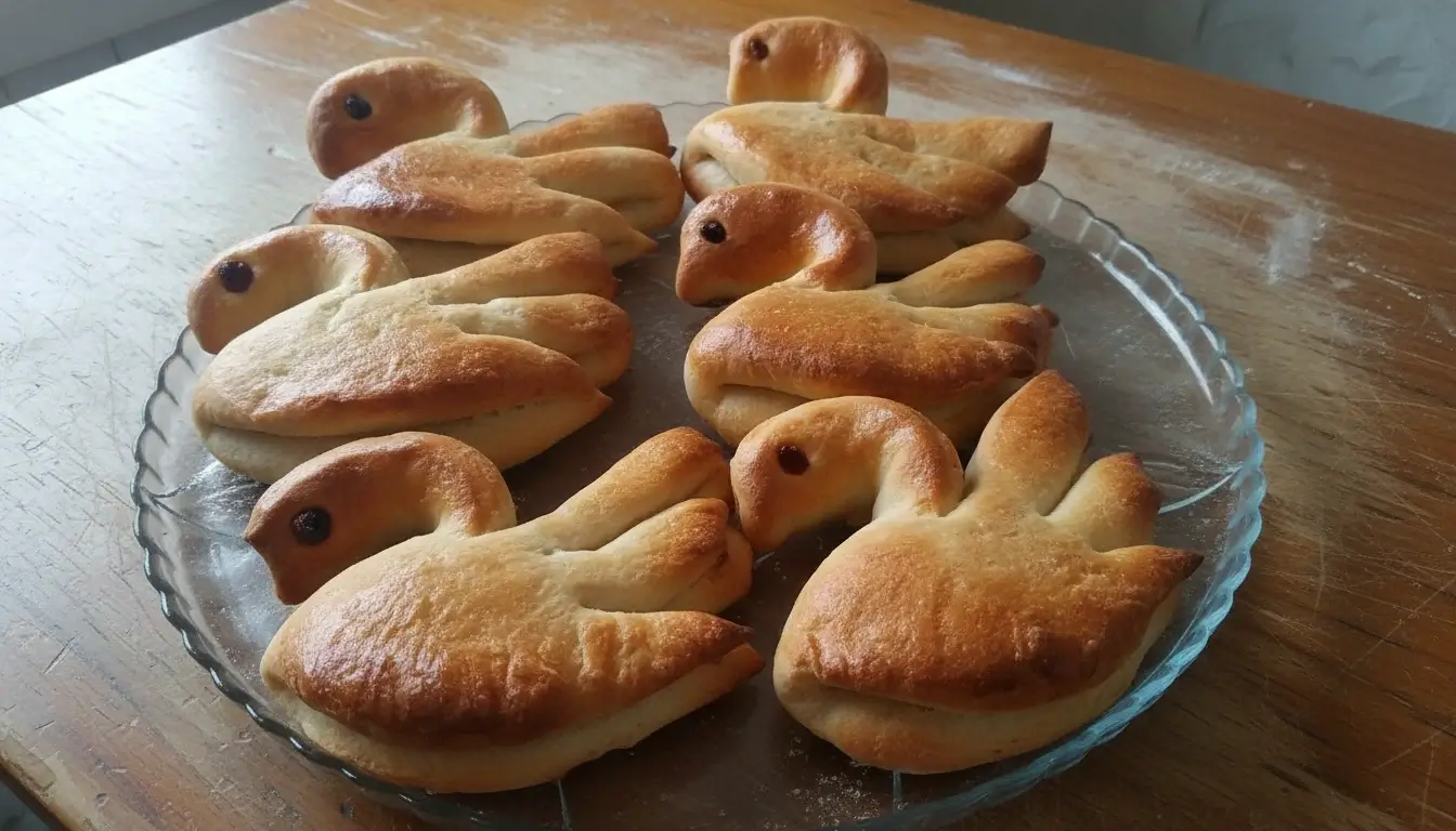 Martinsgans backen Rezept | Süße Hefegänse selber machen