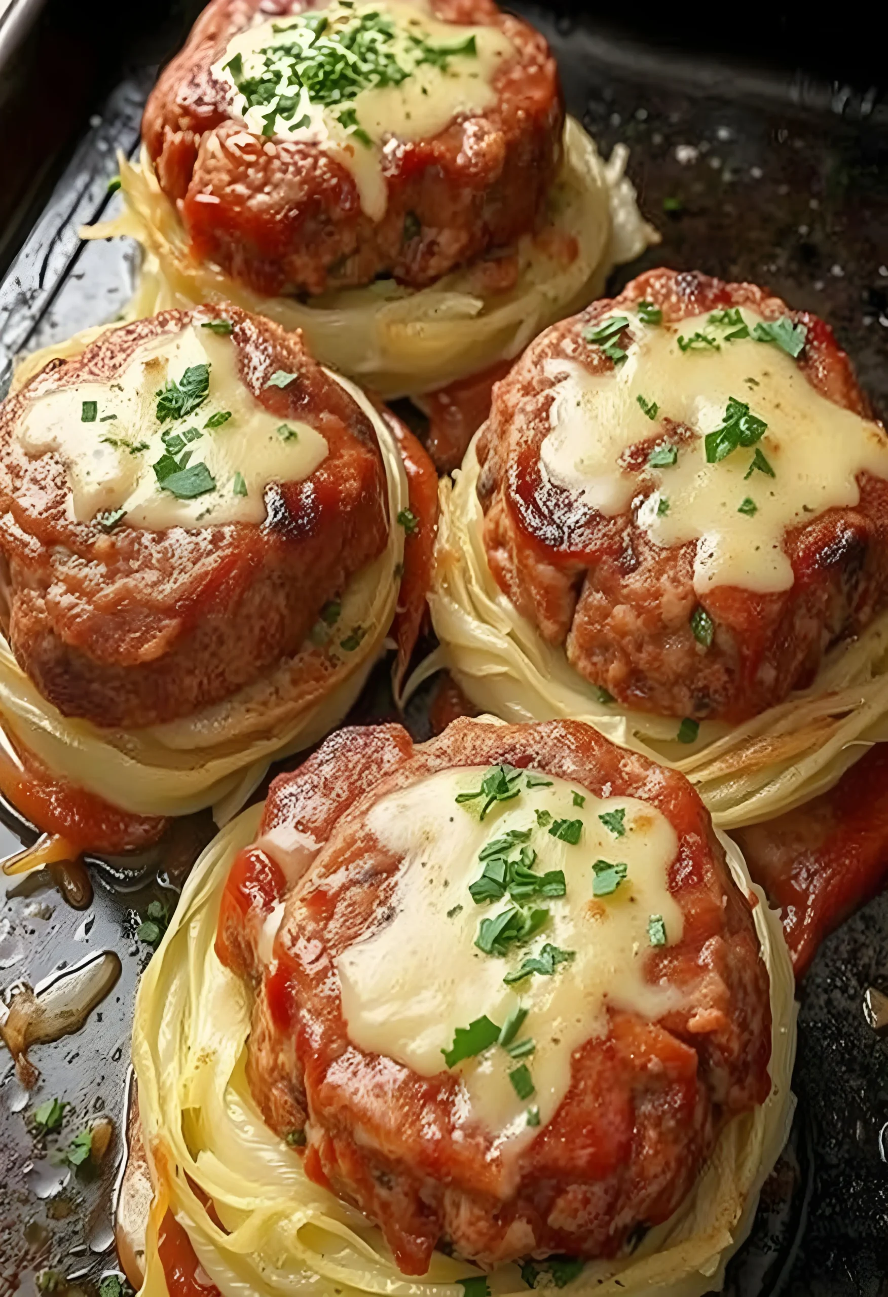 Ofen gebackene Kohlburger