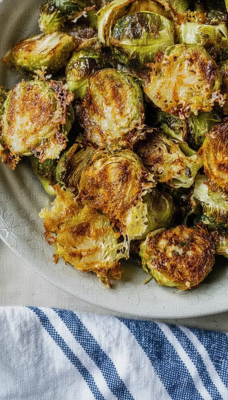 Rosenkohl kochen – Knuspriger Rosenkohl mit Parmesan aus dem Ofen