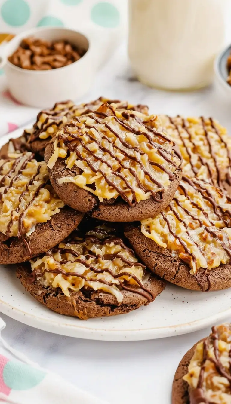 Deutsche Schokoladenkuchenplätzchen