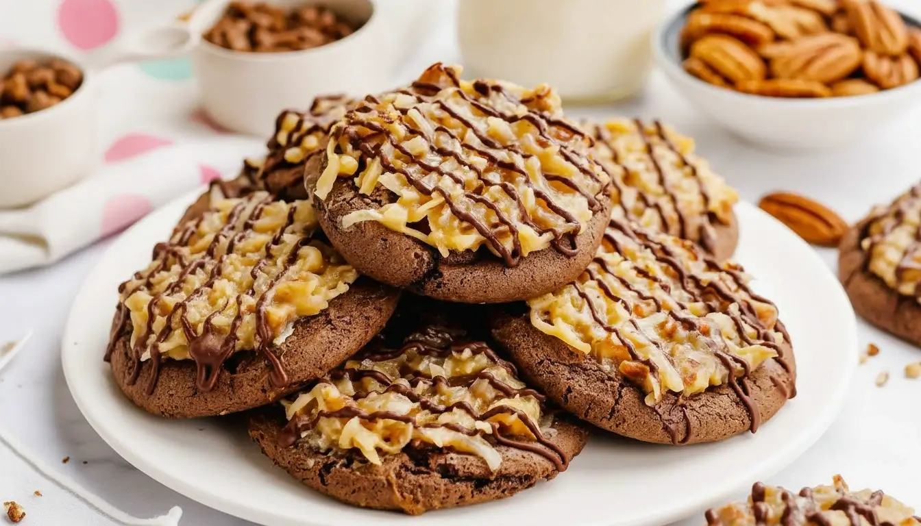 Deutsche Schokoladenkuchenplätzchen